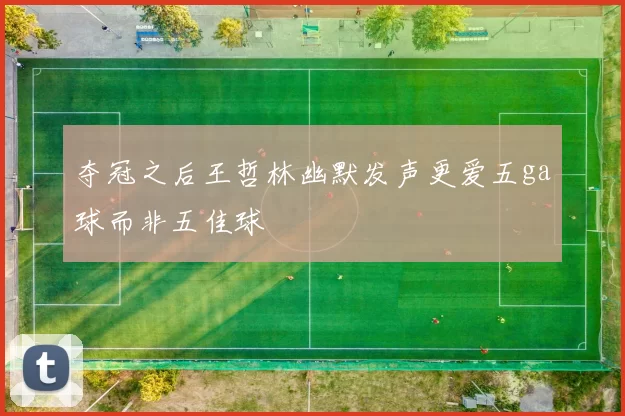 夺冠之后王哲林幽默发声更爱五ga球而非五佳球
